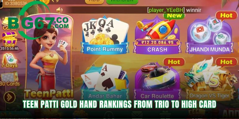 Your Teen Patti Gold blueprint for every winning combination